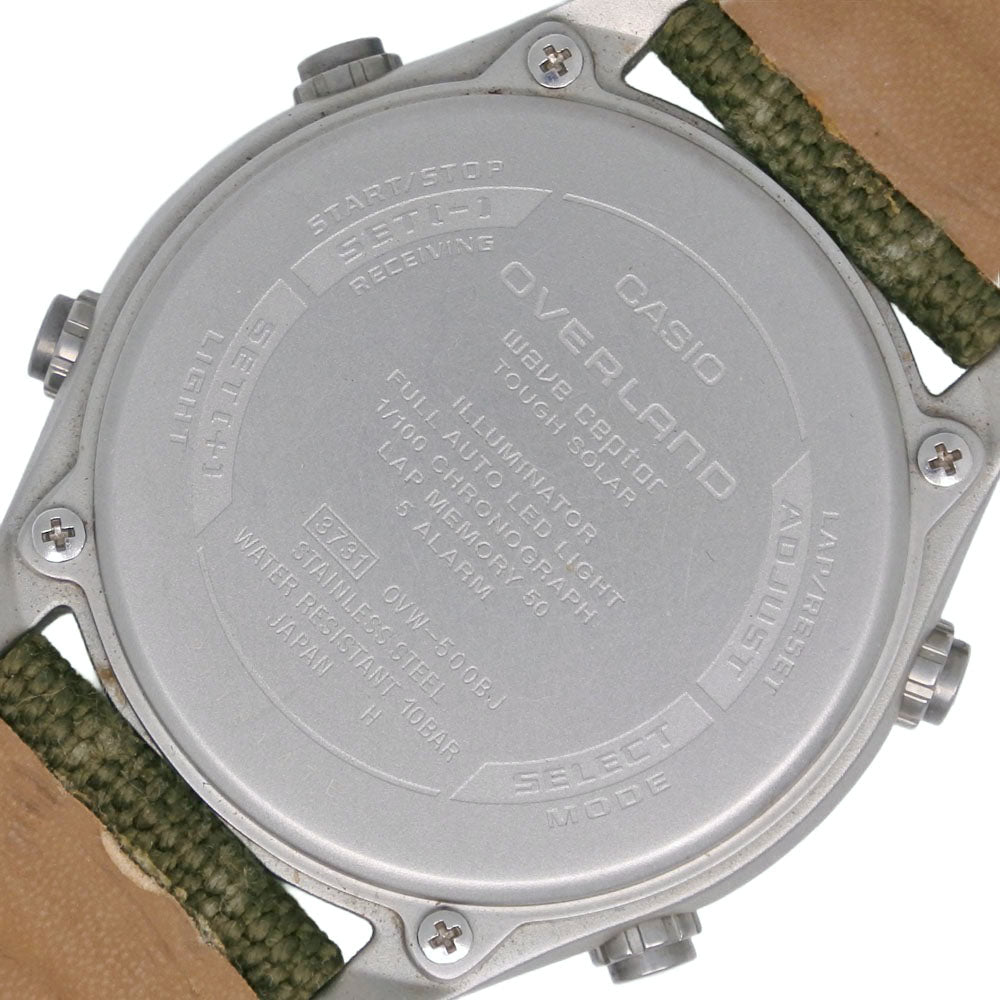 CASIO】カシオ オーバーランド 腕時計 OVW-500BJ-1AJF ソーラー電波