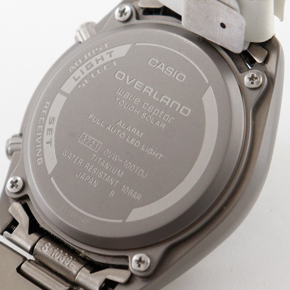 CASIO】カシオ オーバーランド 腕時計 OVW-100TDJ ソーラー電波時計