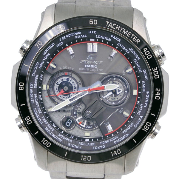 CASIO カシオ ソーラー腕時計 EDIFICE エディフィス EQW-M1000D #37093-2-1 CASIO EDIFICE EQW-M1000D-1AJF エディフィス タフソーラー電波クロノ