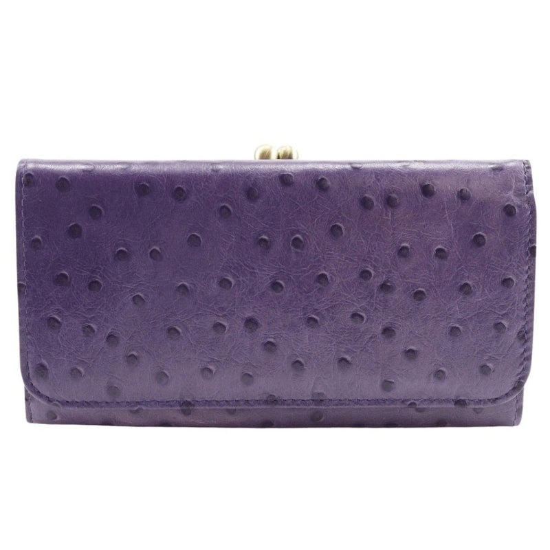 [Printemps endymion] printemps endimion 
 Portefeuille en cuir véritable portefeuille 
 Bouton de poule violet en cuir authentique portefeuille des dames a + rang