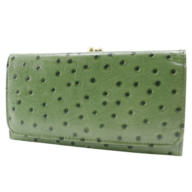 [Printemps endymion] printemps endimion 
 Portefeuille en cuir véritable portefeuille 
 Bouton-snap vert véritable portefeuille en cuir dames a + rang