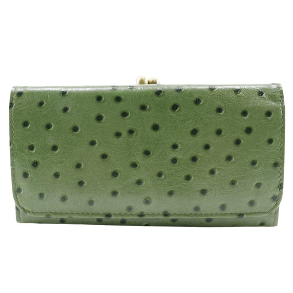 [Printemps endymion] printemps endimion 
 Portefeuille en cuir véritable portefeuille 
 Bouton-snap vert véritable portefeuille en cuir dames a + rang