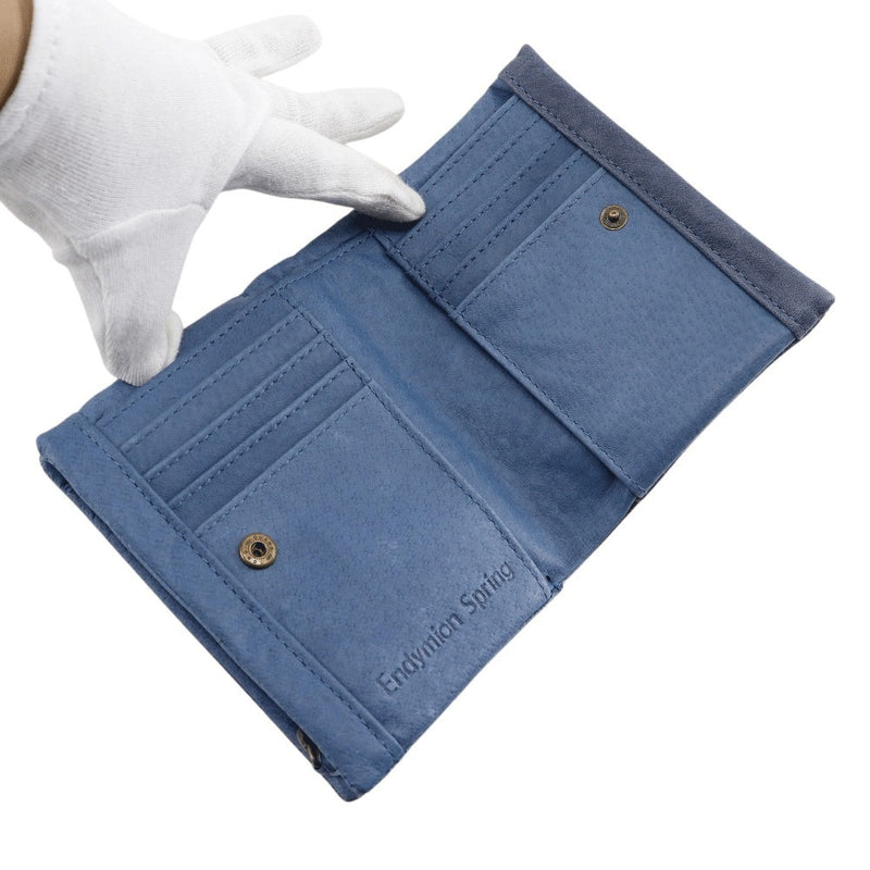 [Endymion Spring] Cartera plegable de cuero genuino Endymion Spring