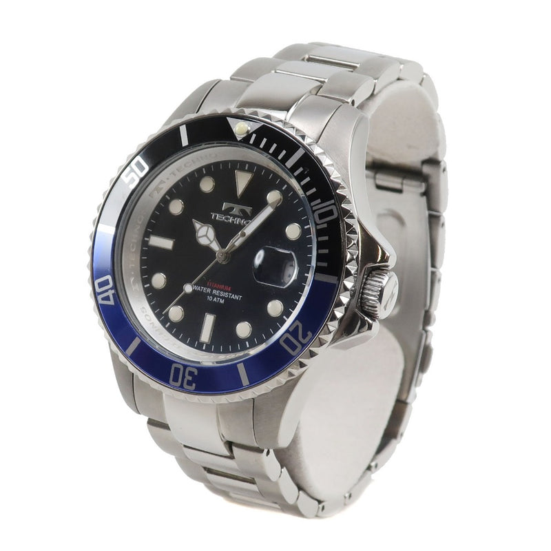 TECHNOS / テクノス ◆ソーラー チタニウム 腕時計 メンズウォッチ 稼働品 T9A95   ブランド [0220518977]