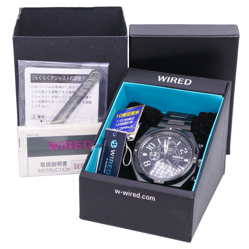 7t92 0pd0 セイコーワイアード Wired 時計 黒 WIRED 7T92の値段と価格 