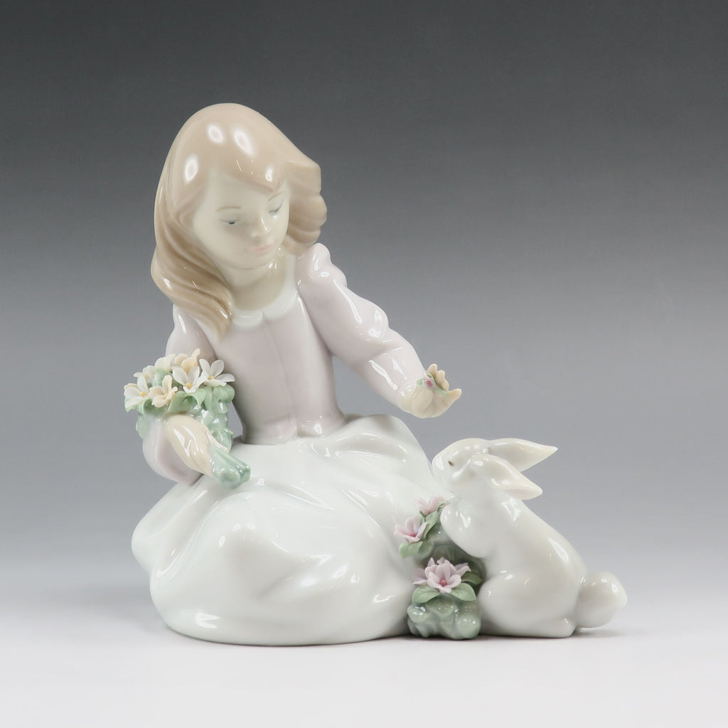 Lladro】リヤドロ うさぎと仲良し 置物 オブジェ 6931 – NISHIKINO