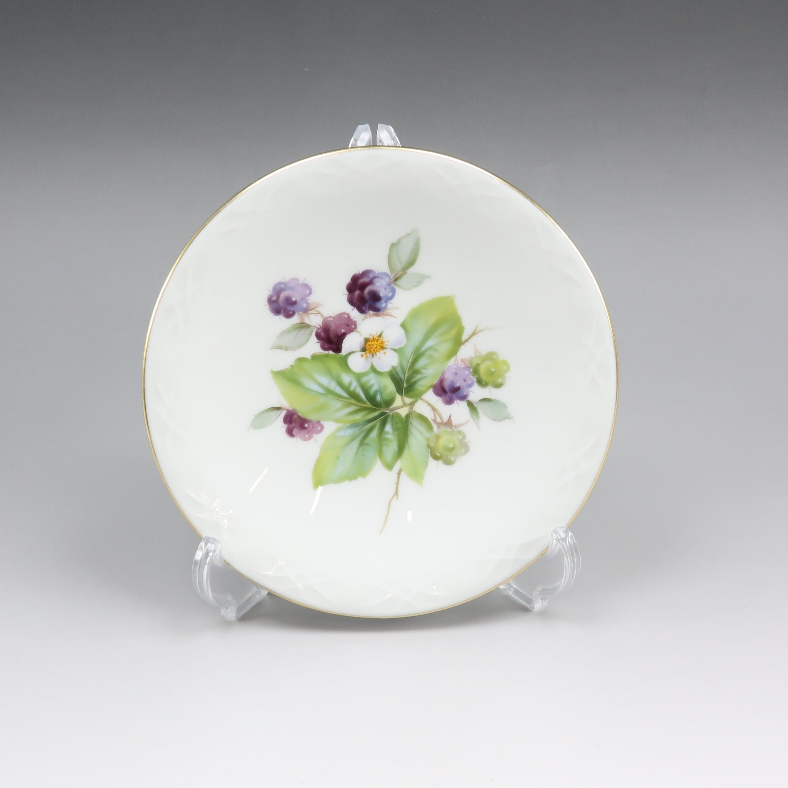 Meissen】マイセン 13cm 飾り皿×2 置物 オブジェ 54653/240491