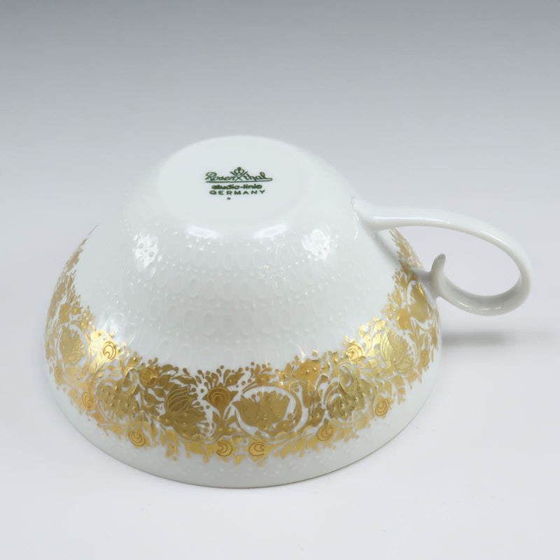 [로젠탈] 로젠탈 
 스튜디오 라인 골드 식기 
 티컵&소서 도자기 스튜디오 라인 골드_A랭크