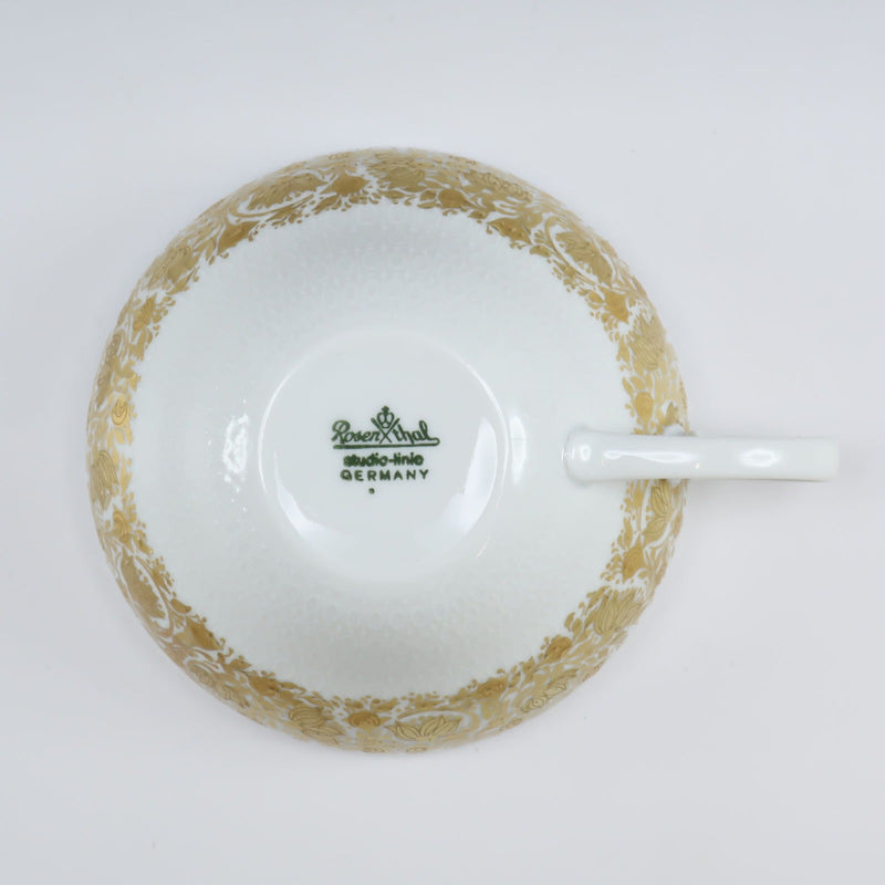 [로젠탈] 로젠탈 
 스튜디오 라인 골드 식기 
 티컵&소서 도자기 스튜디오 라인 골드_A랭크