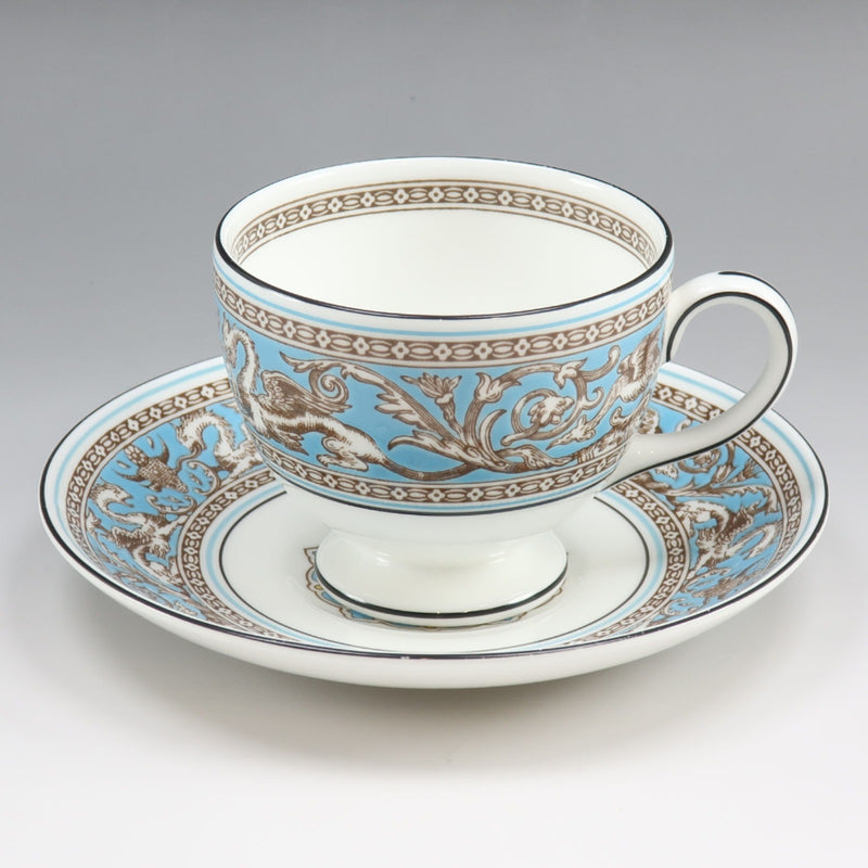 【Wedgwood】ウェッジウッド
 フロレンティーン ターコイズ 食器
 カップ&ソーサー ポーセリン Florentine turquoise _