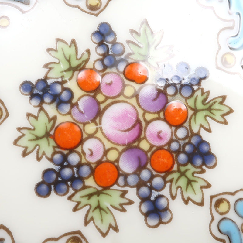 [Wedgwood] Wedgwood 
 Vaisselle florentine turquoise 
 Tasse et soucoupe porcelaine florentine turquoise _