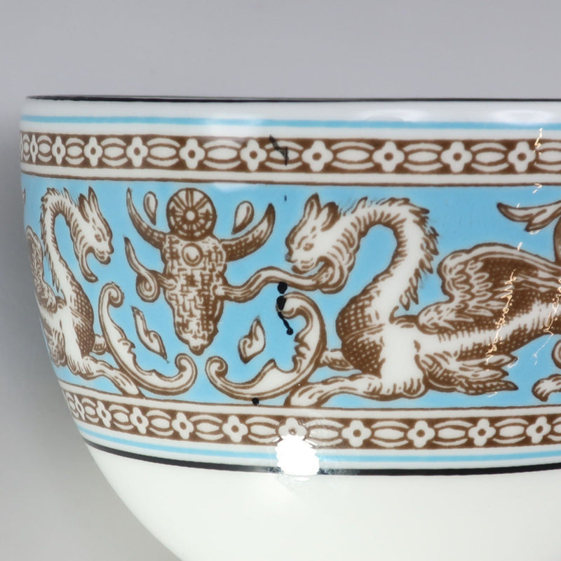 [Wedgwood] Wedgwood 
 Vaisselle florentine turquoise 
 Tasse et soucoupe porcelaine florentine turquoise _