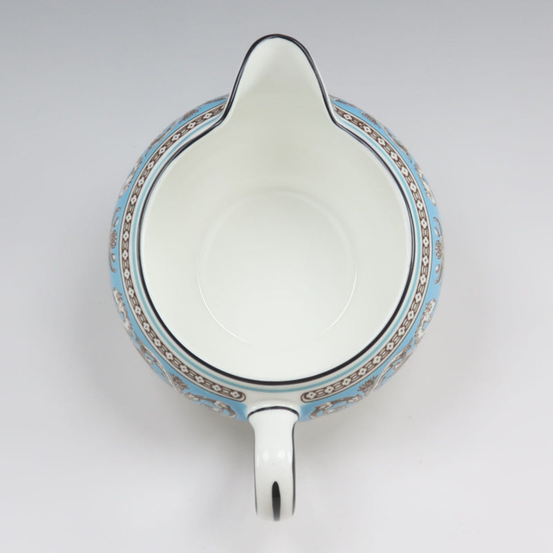 [Wedgwood] Wedgwood 
 Vaisselle florentine turquoise 
 Crémier S Porcelaine Florentine turquoise _Rang A