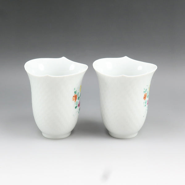 [Meissen] Vaisselle Meissen Wave Play aux pois de senteur 
 55404/68a087