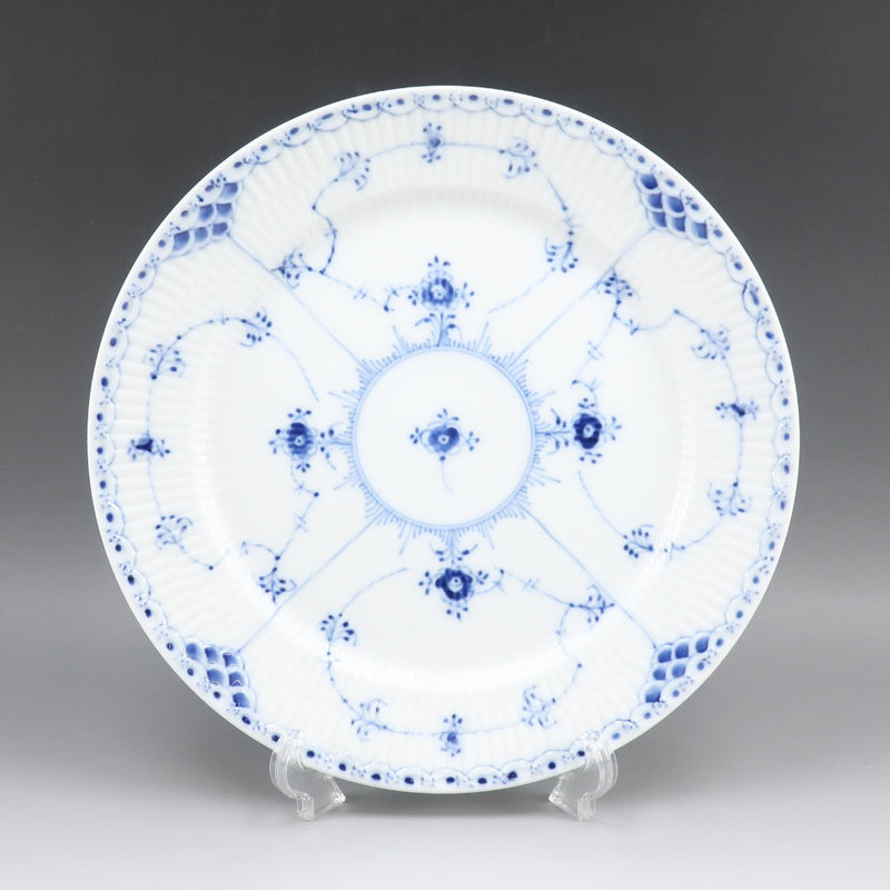 [哥本哈根皇家]LucoPenhagen 蓝色凹槽半蕾丝餐具