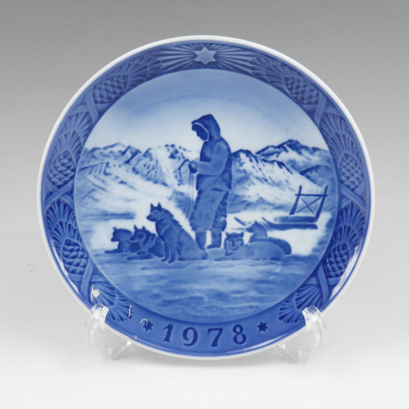 [哥本哈根皇家]Luco彭哈根 1978Year Plate 雕像物体
