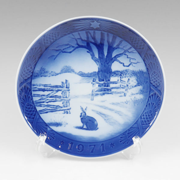 [Royal Copenhagen] RoyalLucoPenhagen 1971Year Plate 입상 물체 1971 년 판 _A+ 순위