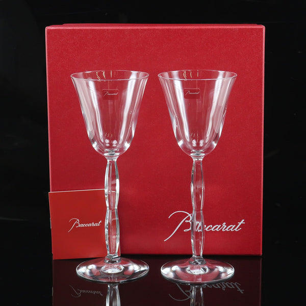 [Baccarat] platos baccarat copa de vino × 2 cristal ondo _s rango