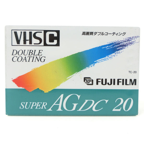 【FUJI FILM】富士フイルム
 【18本セット】VHS-C ビデオカセットテープ 20分 その他家電
 SUPER AGDC ダブルコーティング TC-20 [Set of 18] VHS-C video cassette tapes, 20 minutes _Sランク