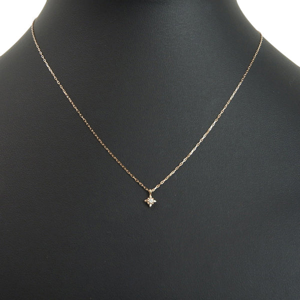 [4 ℃] Yon Sea 
 collar 
 K10 Pink Gold x Diamond Gold aproximadamente 0.8 g Ladies Sa Rank