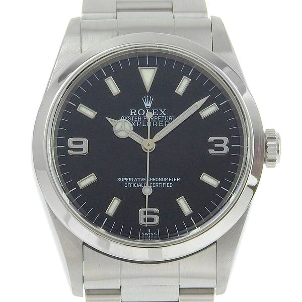 [Rolex] rolex 
 Explorer 1 reloj 
 Un número 14270 de acero inoxidable de acero inoxidable Explorer 1 Men's A Rank
