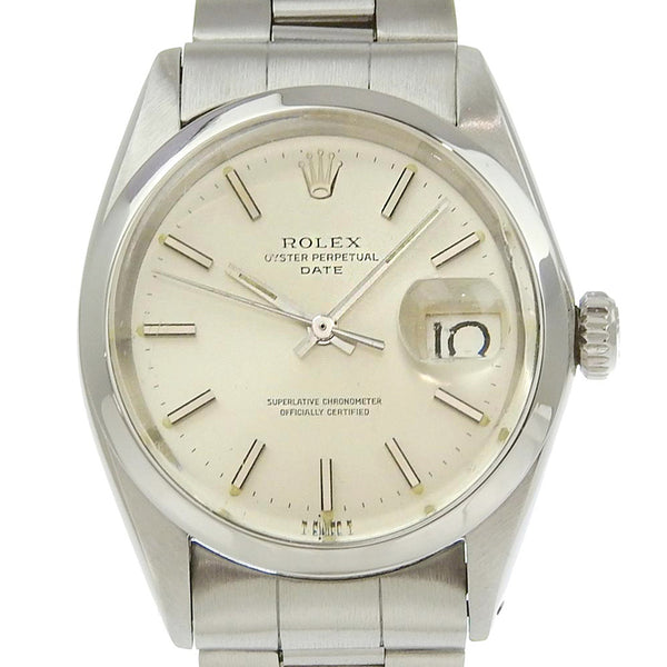 [ROLEX] Rolex 
 Day watch 
 Cal.1570 1500 Stainless steel automatic winding silver dial Date men