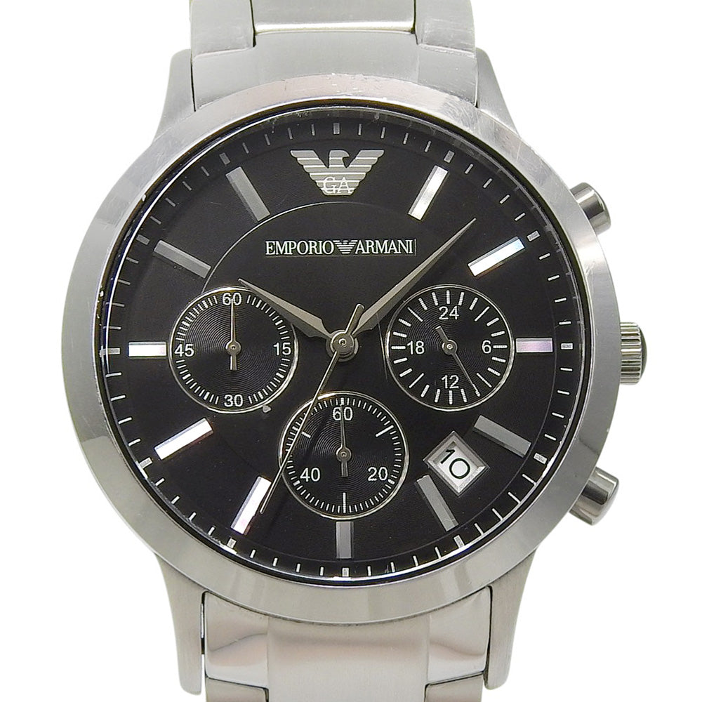ARMANI】エンポリオ・アルマーニ クロノグラフ 腕時計 AR-2435 