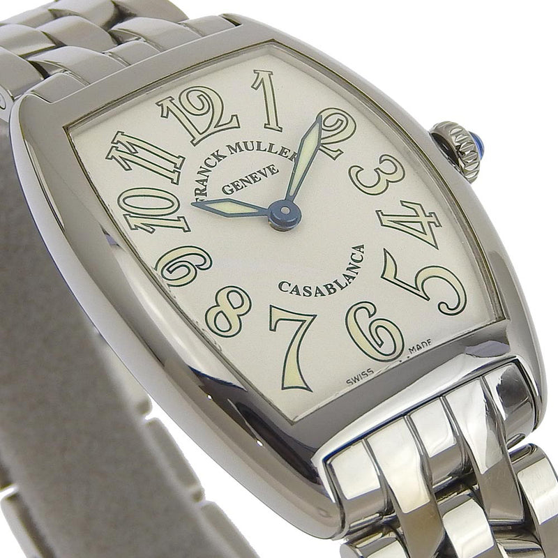 [Franck Muller] Frank Muller Casablanca Watch 1752qz de acero inoxidable Display analógico Dial blanco Casablanca Damas A-Rank