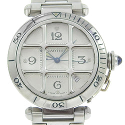 [Cartier] Cartier Pacha Grid montre W31040H3 en acier inoxydable cadran blanc automatique Pacha Grid Men