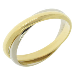 [Cartier] Cartier 
 2 anillos / anillo de anillo / anillo 
 K18 Oro amarillo × K18 Oro blanco aproximadamente 3.3G 2 estaciones Damas A-Rank