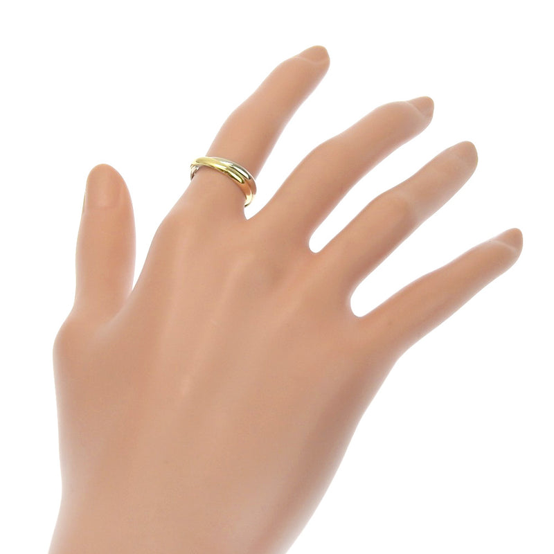 [Cartier] Cartier 
 2 anillos / anillo de anillo / anillo 
 K18 Oro amarillo × K18 Oro blanco aproximadamente 3.3G 2 estaciones Damas A-Rank