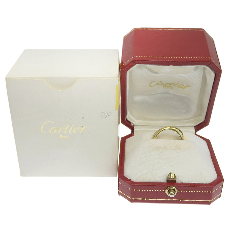 [Cartier] Cartier 
 2 Rings / Ring Ring / Ring 
 K18 Yellow Gold × K18 White Gold Approximately 3.3G 2 Stations Ladies A-Rank