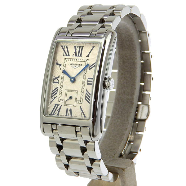 [Longines] Longines 
 Dolchavita Watch 
 L5.755.4 Stainless steel quartz Small second silver dial DOLCE Vita Men's