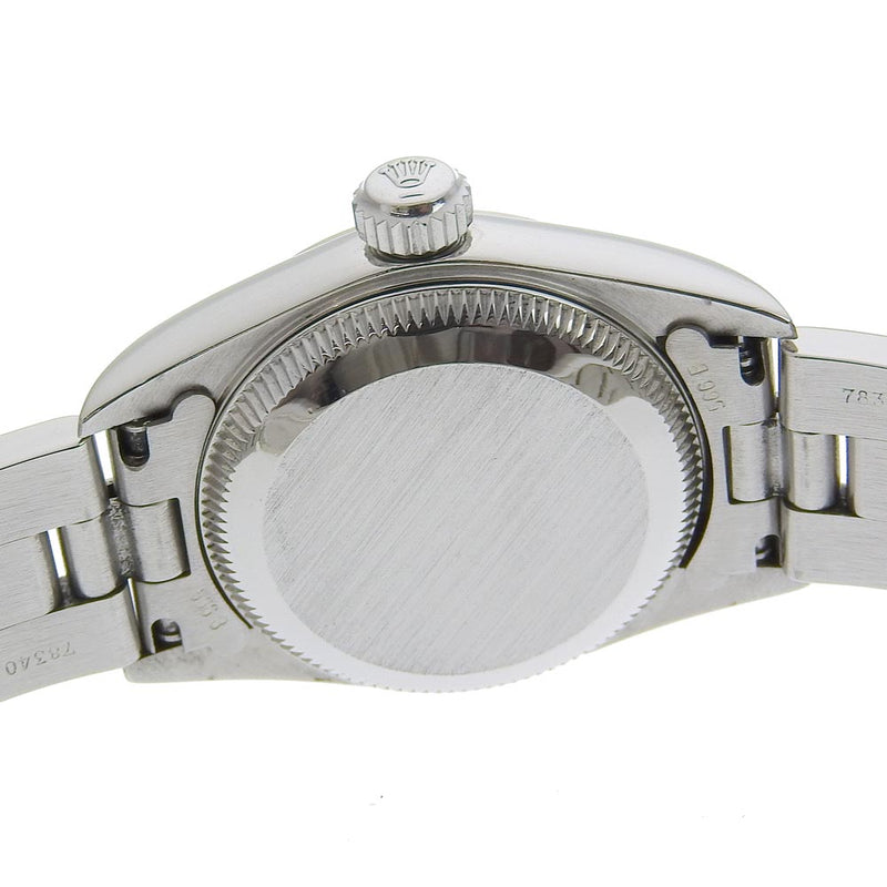 【ROLEX】ロレックス
 オイスターパーペチュアル 腕時計
 67180 ステンレススチール 自動巻き シルバー文字盤 Oyster perpetual レディースAランク