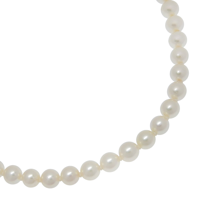 Pearl K14 white gold x pearl Necklace