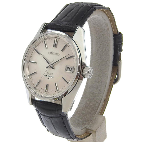 [Seiko] Seiko King Seiko Watch High Beat Cal.4502A 4502-7000 Stainless Steel× Crocodile Hand Winding Analog display SilverDial King Seiko Men's