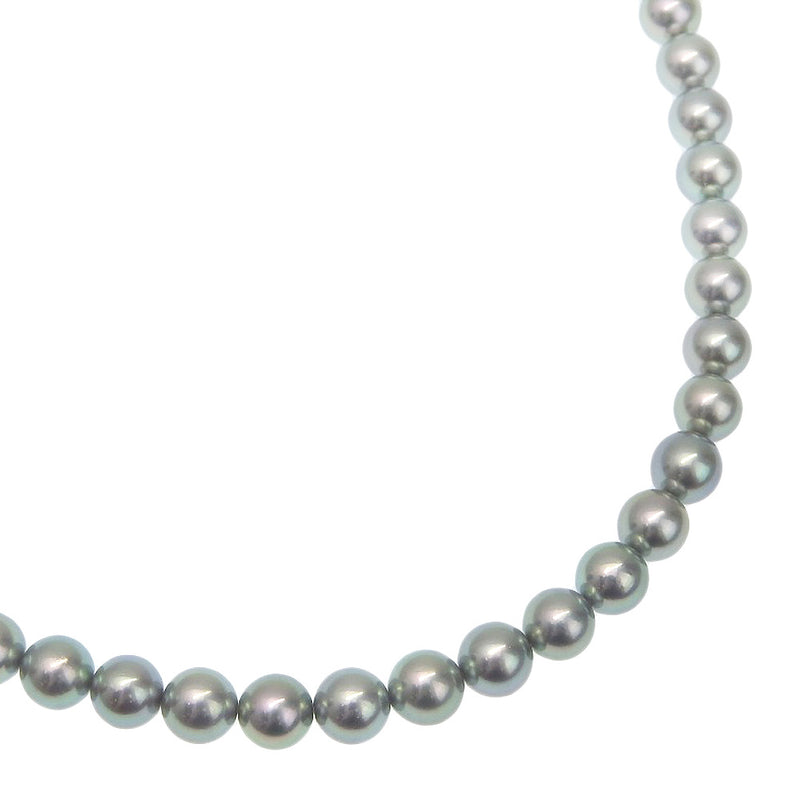 [TASAKI] Tasaki 
 necklace 
6.5mm Silver x Akoya Pearl Approximately 30.1G Ladies A Rank