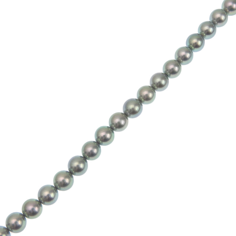 [TASAKI] Tasaki Necklace 6.5mm Silver×Akoya Pearl Approximately 30.1G Ladies A rank