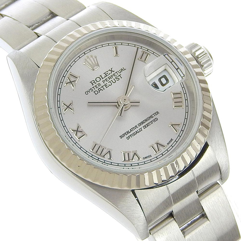 [ROLEX] Rolex 
 Datejust Watch 
 Cal.2235 79174 Stainless steel x WG Automatic winding gray dial Datejust Ladies A-Rank
