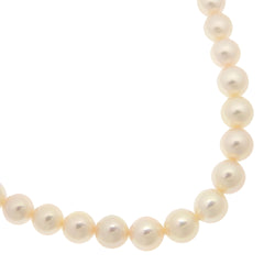 [Tasaki] Collier de perle de tasaki 7.0-8,5 mm Akoya Pearl x Silver Environ 37,5 g de perles dedies un rang