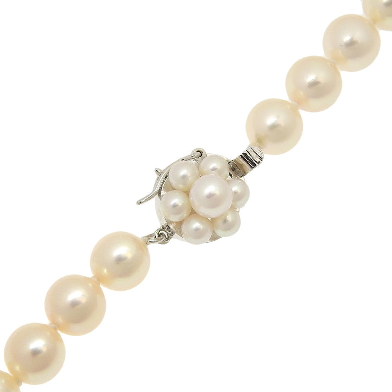 [Tasaki] Collier de perle de tasaki 7.0-8,5 mm Akoya Pearl x Silver Environ 37,5 g de perles dedies un rang