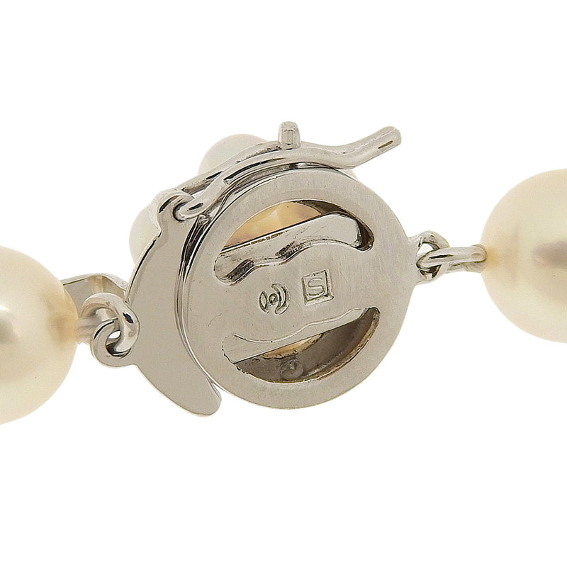 [Tasaki] Collar de perlas Tasaki 7.0-8.5 mm Akoya Pearl× plata aproximadamente 37.5g Pearl Ladies A Rank