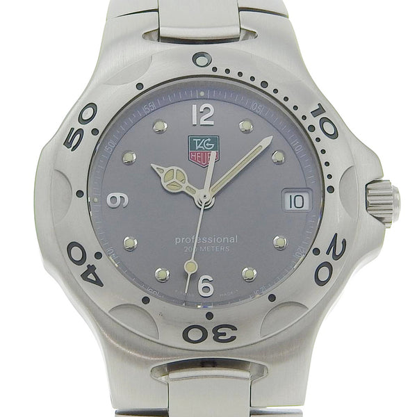 [TAG Heuer] TAG BAIRE KIRIUM Watch Professional WL1111 Quartz en acier inoxydable Affichage gris Dial Kylium Men