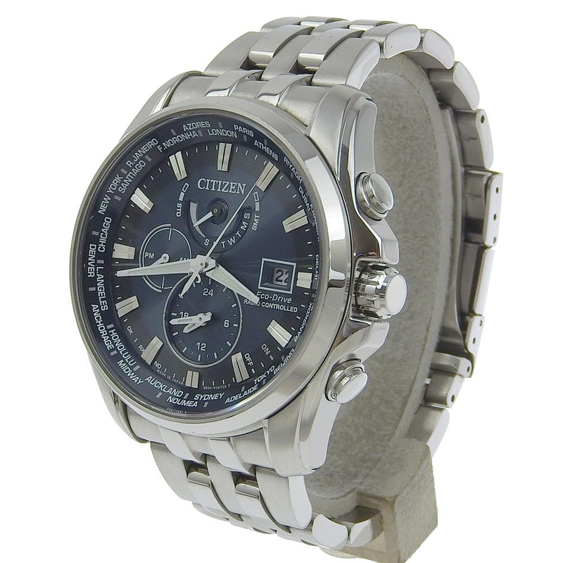 [Ciudadano] Ciudadano Eco Drive Watch Edición limitada H820-T021697 Reloj de radio solar de acero inoxidable Marina marina marina Eco Drive A-A-Rank