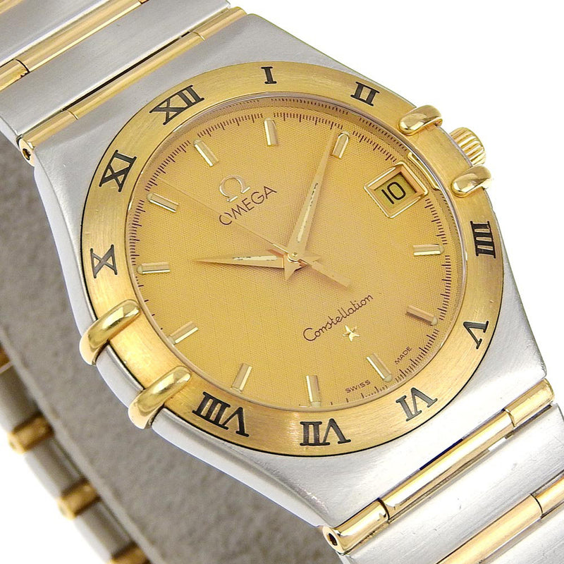 [Omega] Omega Constellation Watch CAL.1532 1212.10 ACTEUR INOXEUX X YG Quartz Affichage analogique DIAL GOLD Constellation Men's