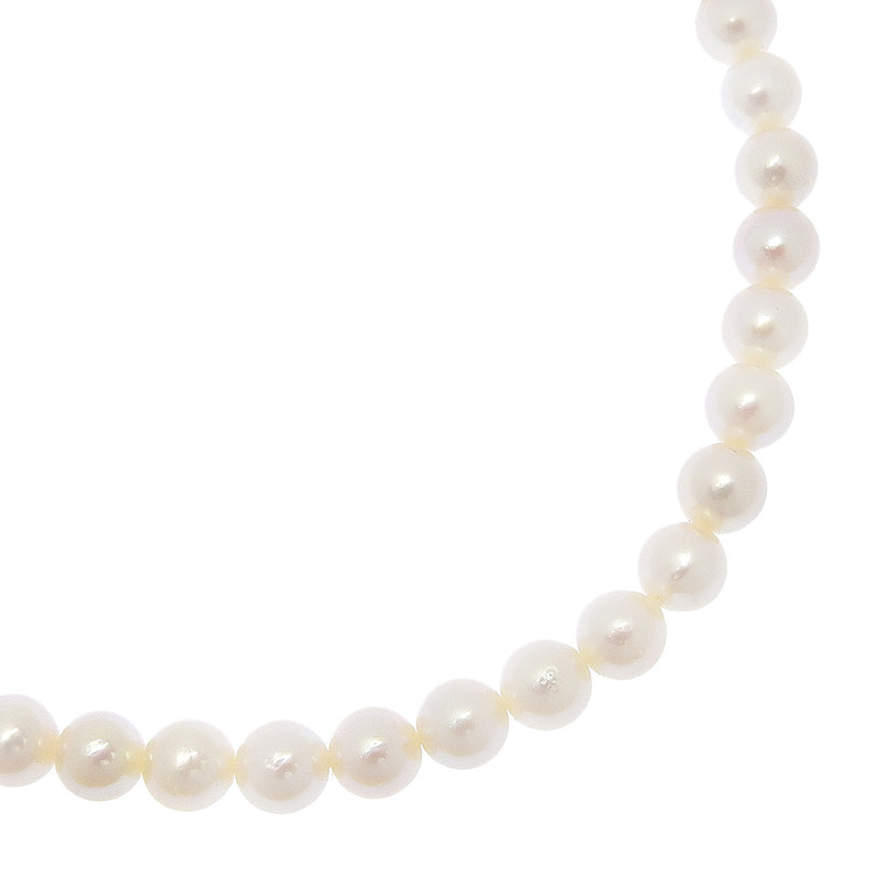 [Tasaki] Collar de perlas Tasaki 6.0-6.4 mm de plata ×Akoya Pearl Aproximadamente 22.4g Pearl Ladies A Rank