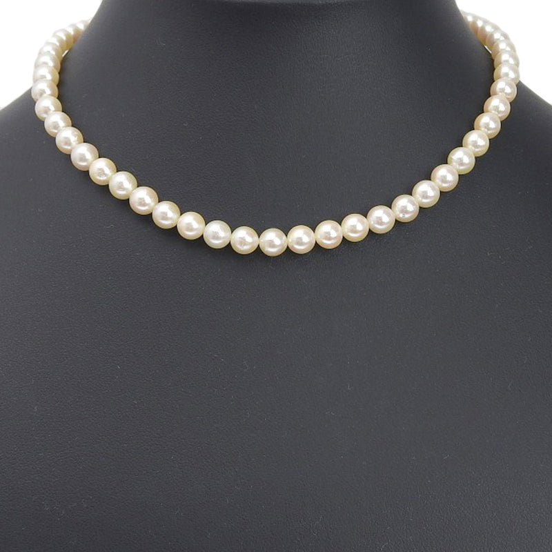 [Tasaki] Collier de perle de tasaki 6.0-6,4 mm argent x akoya perl Environ 22,4 g de perles dames un rang