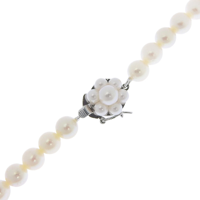 [TASAKI] Tasaki Pearl Necklace 6.0-6.4mm Silver×Akoya Pearl Approximately 22.4g Pearl Ladies A Rank