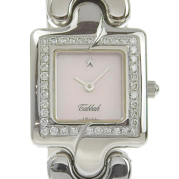[Tabbah] Reloj de diamante de bisel Tabbah 
 Cuarzo