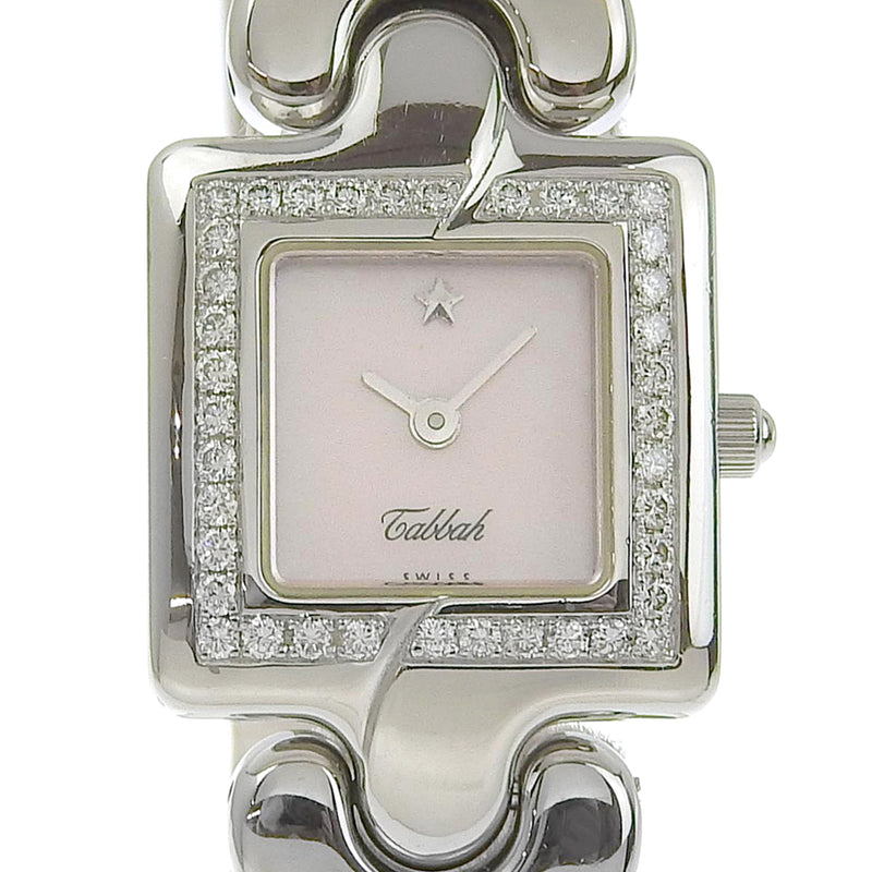 [Tabbah] Reloj de diamante de bisel Tabbah 
 Cuarzo